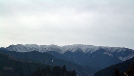 三峰山　1月末