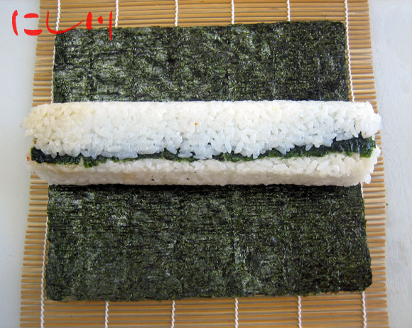 巻き寿司の巻き方8